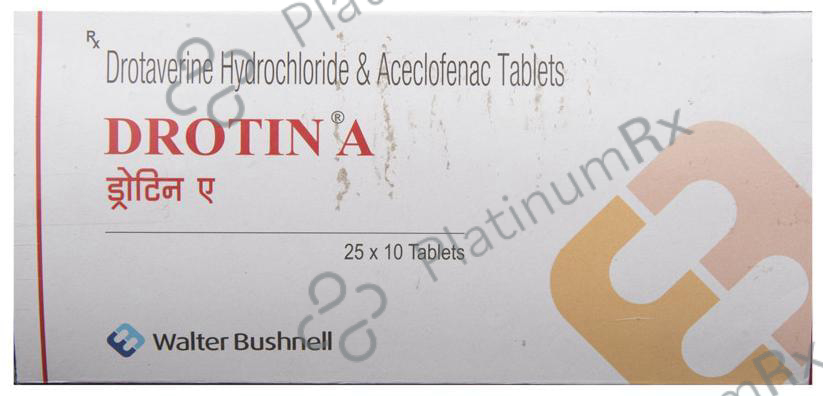 Drotin A 100/80mg Tablet 10s