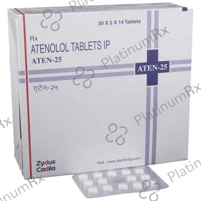 Aten 25mg Tablet 14s