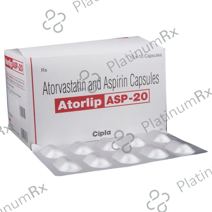 Atorlip ASP 20/75mg Capsule 10s