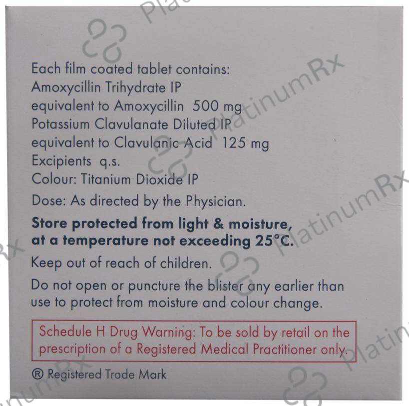 Curam 625mg Tablet