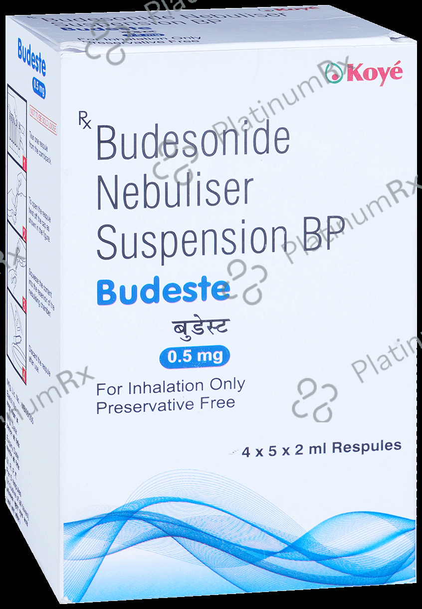 Budeste 0.5mg 2ml Respules 5s