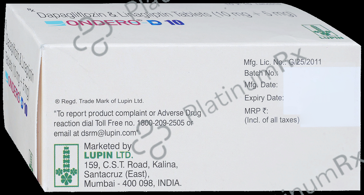 Ondero D 10/5mg Tablet 10s
