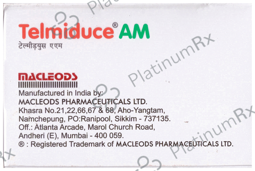 Telmiduce AM 5/40mg Tablet 10s