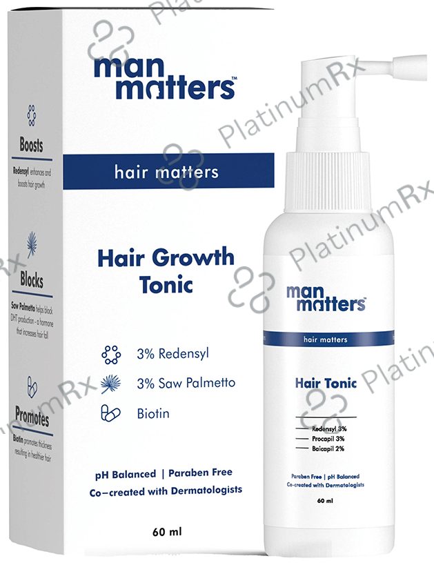 Man Matters Hair Growth Tonic - Paraben-Free