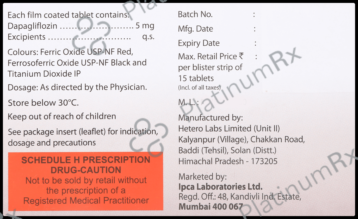 T2C 5mg Tablet 15s