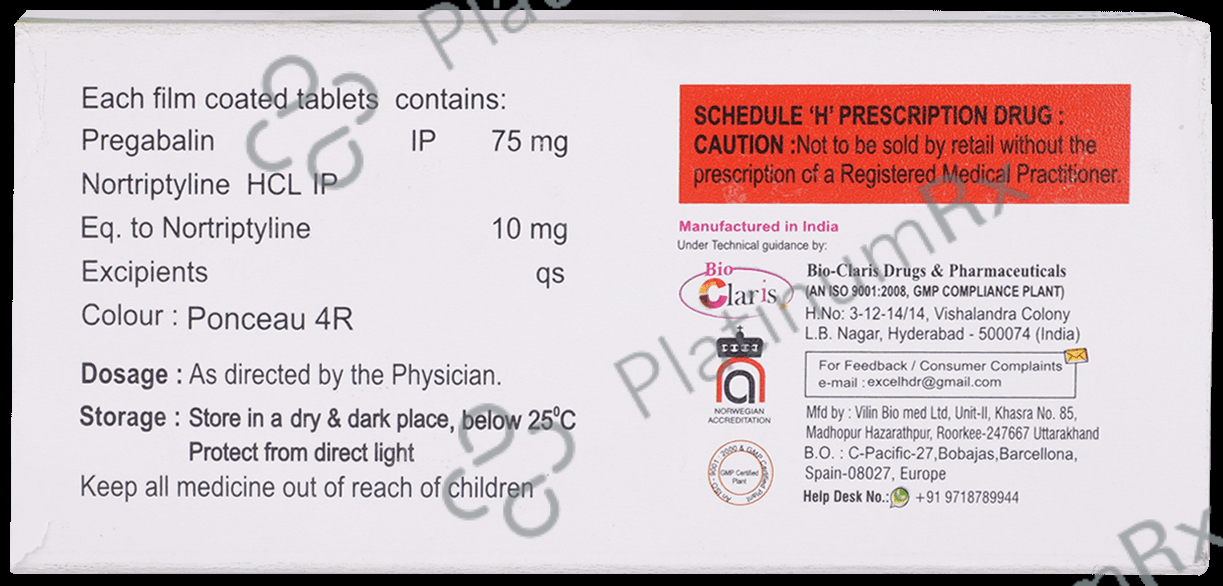 Norage 75mg/10mg Tablet