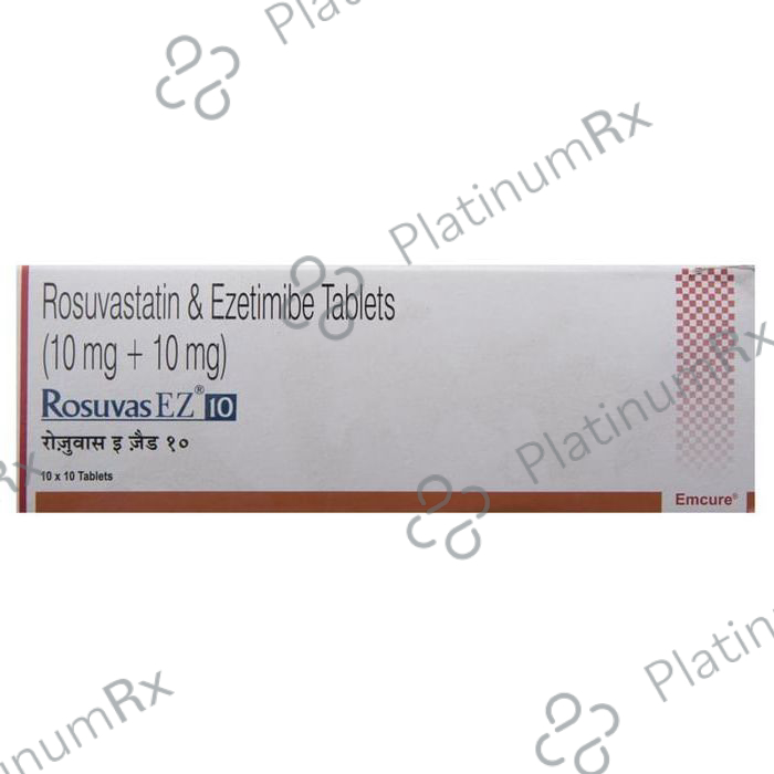 Rosuvas EZ 10/10mg Tablet 10s