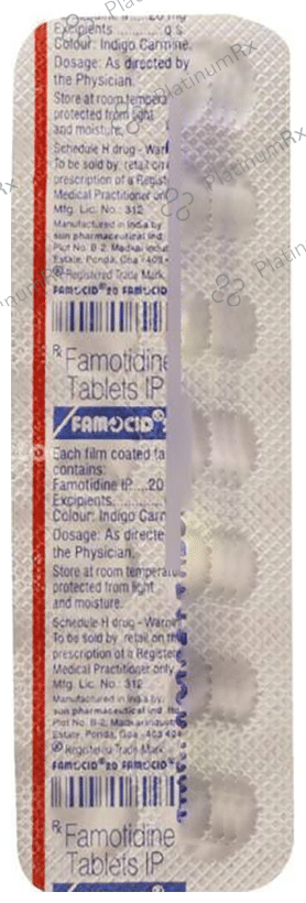 Famocid 20mg Tablet 14s