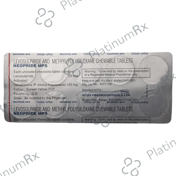 Neopride MPS 125/25mg Tablet 10s
