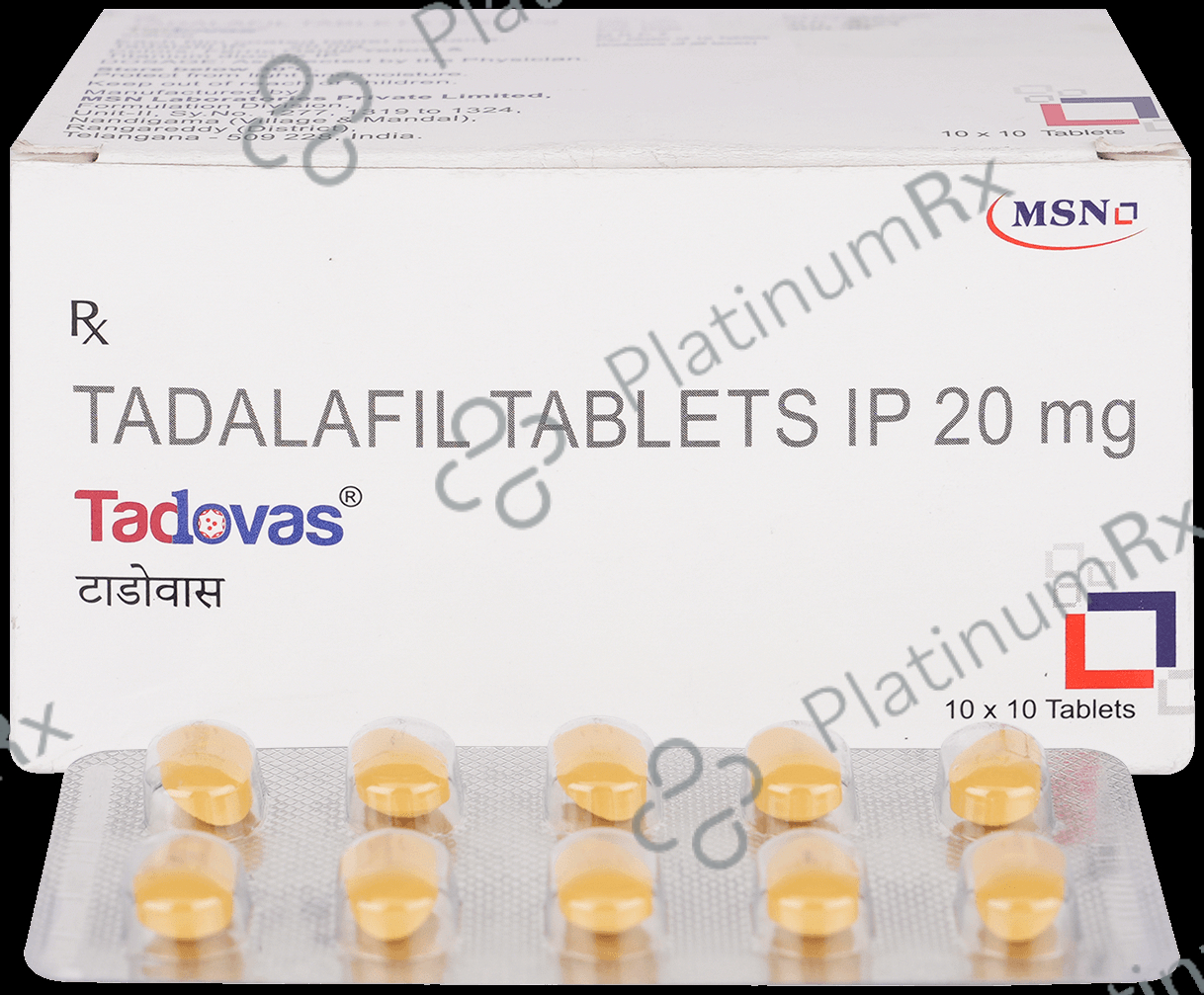 Tadovas 20mg Tablet