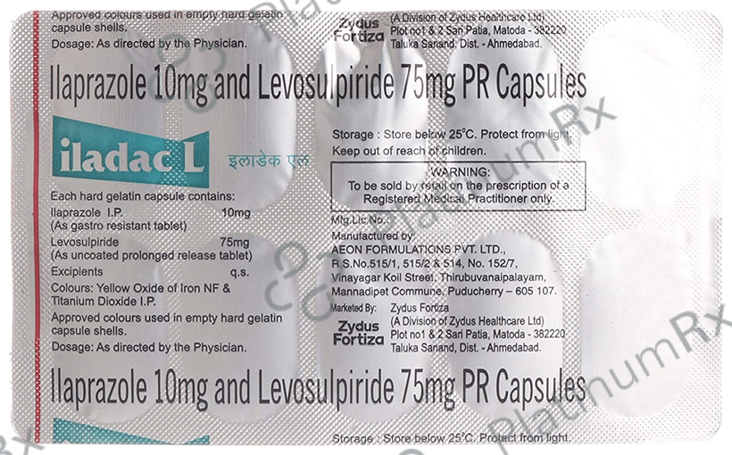 Iladac L 10/75mg Capsule PR 10s