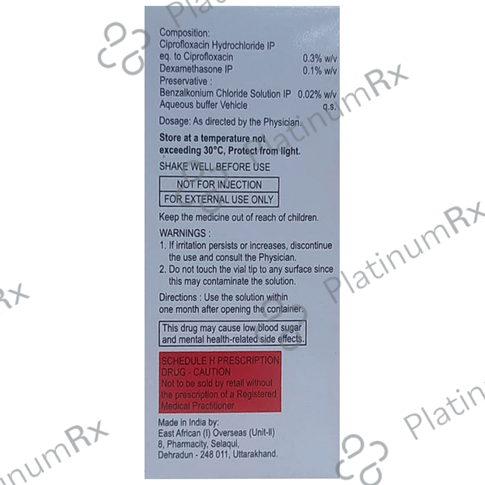 Alciflox D Eye/Ear Drop 10ml
