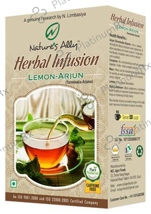 Nature's Ally Lemon-Arjun Herbal Infusion 500 gm