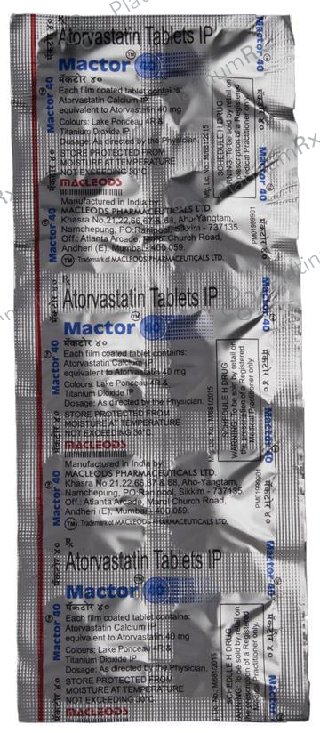 Mactor 40mg Tablet 10s