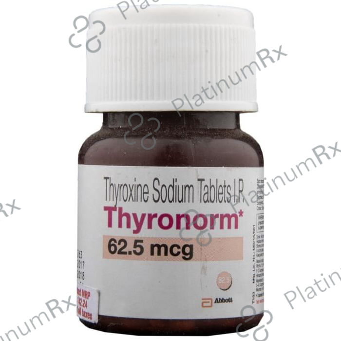Thyronorm 62.5mcg Tablet 120s
