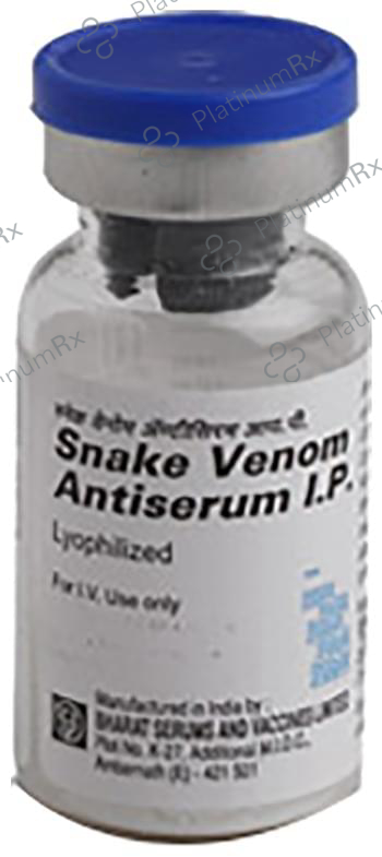 Snake Venom Antiserum Injection