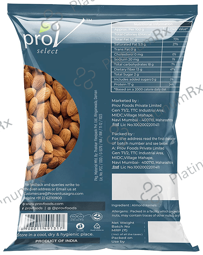 Prov Select Almonds California 100 gm