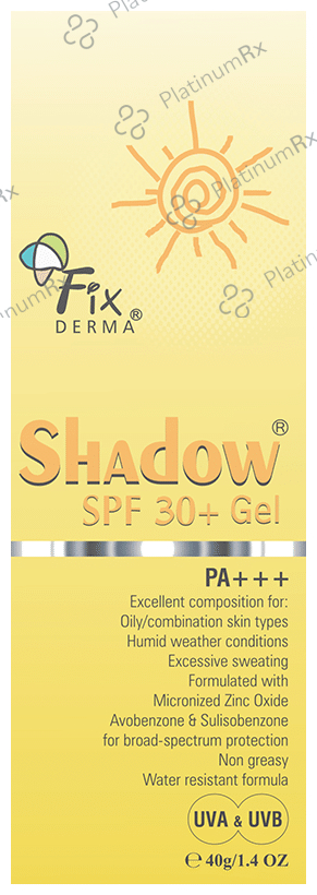 Fixderma Shadow SPF 30+ Gel 40 gm