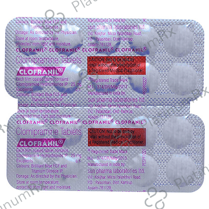 Clofranil 25mg Tablet 10s
