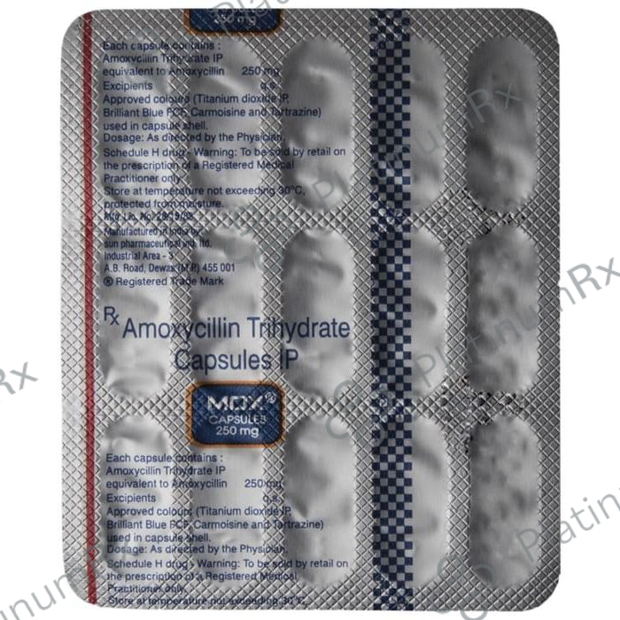 Mox 250mg Capsule 15s