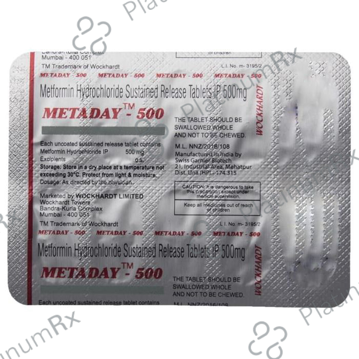 Metaday 500 Tablet SR