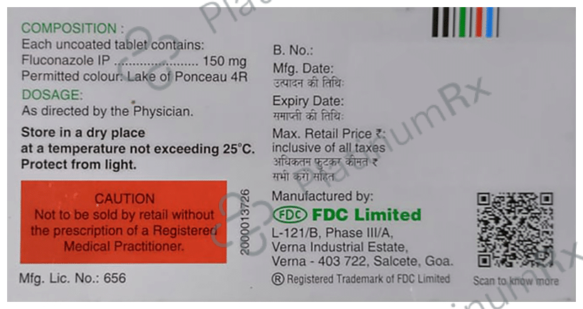 Zocon 150mg Tablet 6s