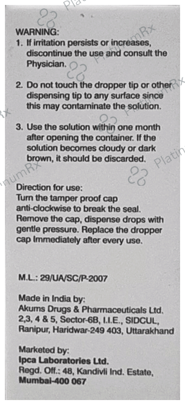 Travoflo T Eye Drop