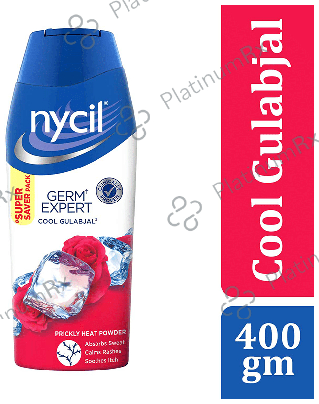 Nycil Germ Expert Prickly Heat Cool Gulabjal Powder