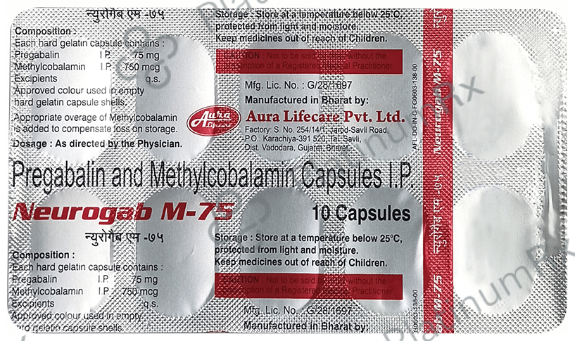 Neurogab M 75 Capsule