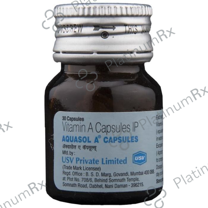Aquasol A 25000IU Capsule 30s