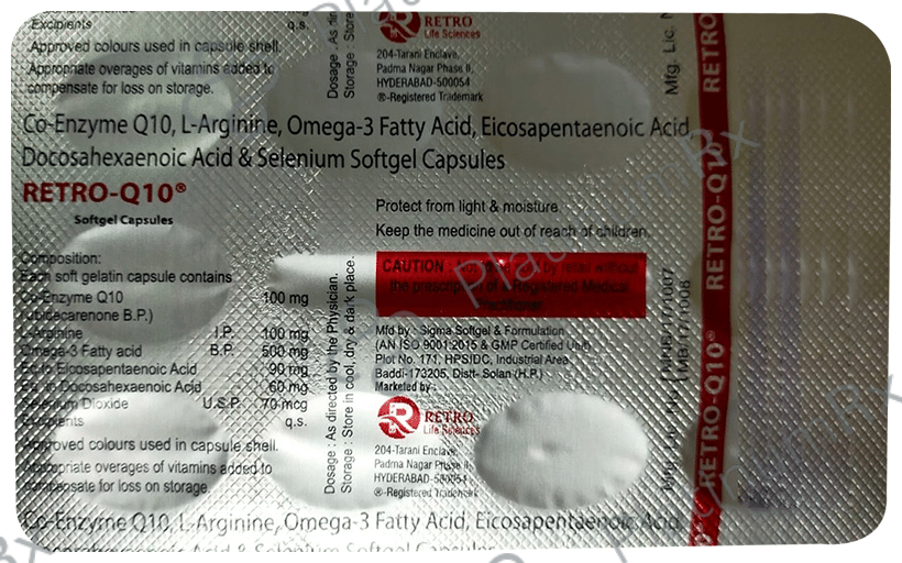 Retro-Q10 Softgel Capsule