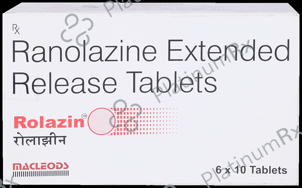 Rolazin 500mg Tablet ER 10s