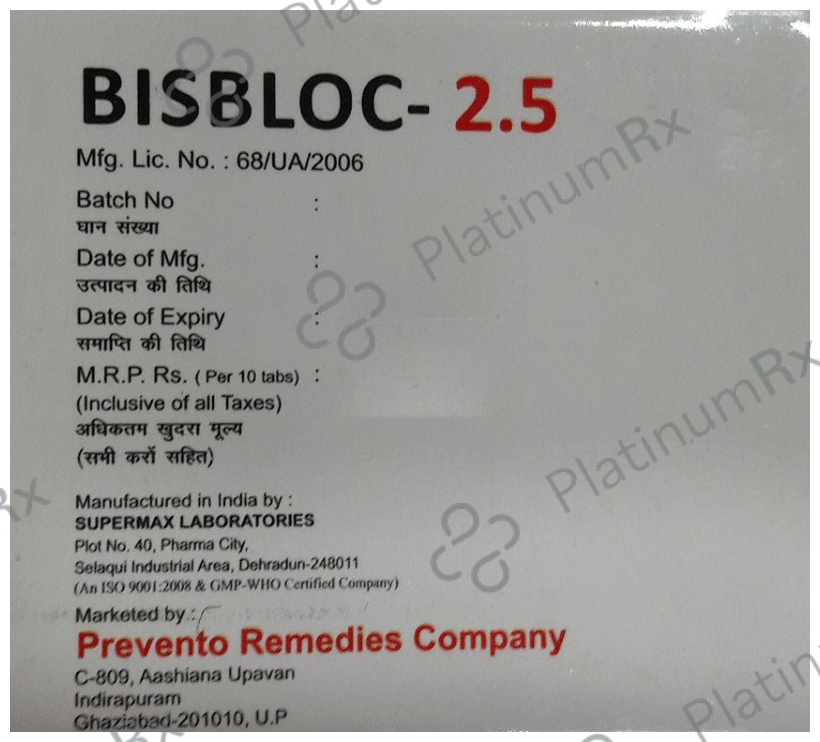 Bisbloc 2.5 Tablet