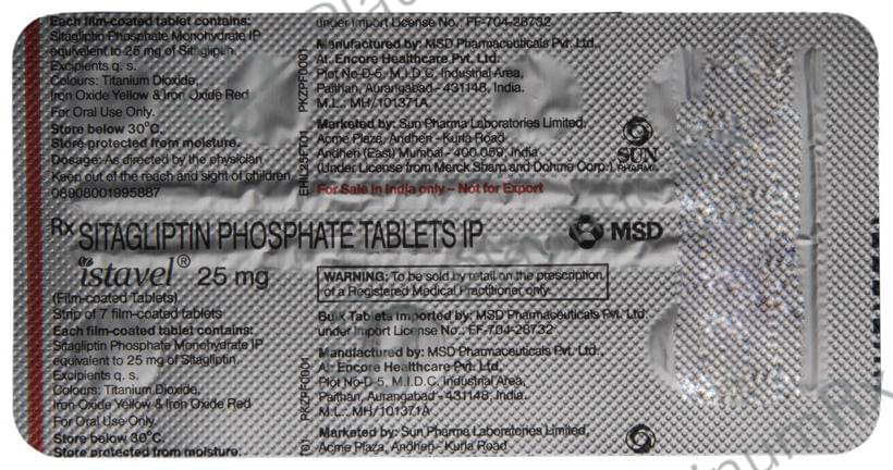 Istavel 25mg Tablet 7 Tablet