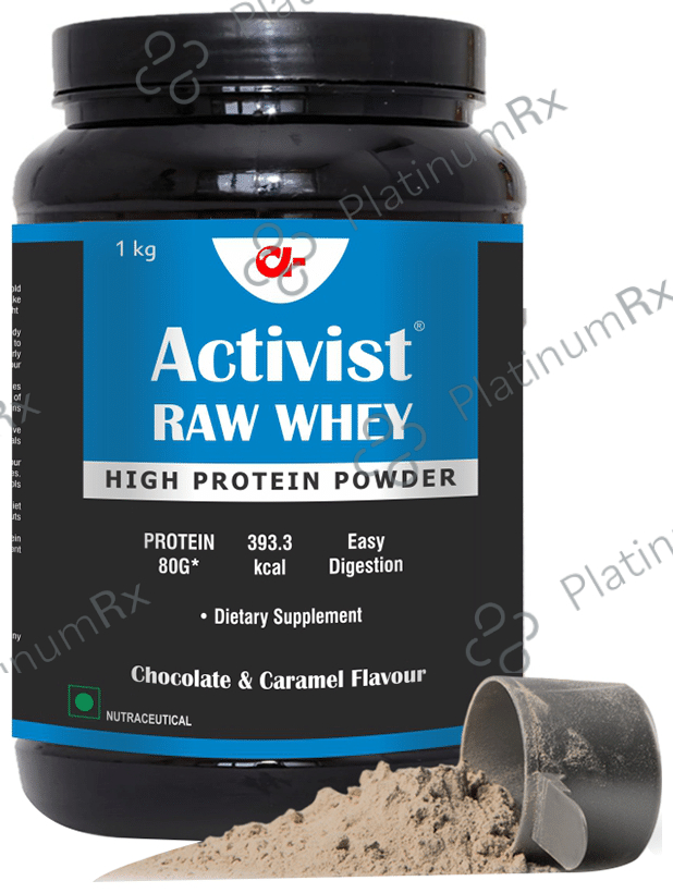 Activist Raw Whey High Protein Powder Chocolate & Caramel 1 kg