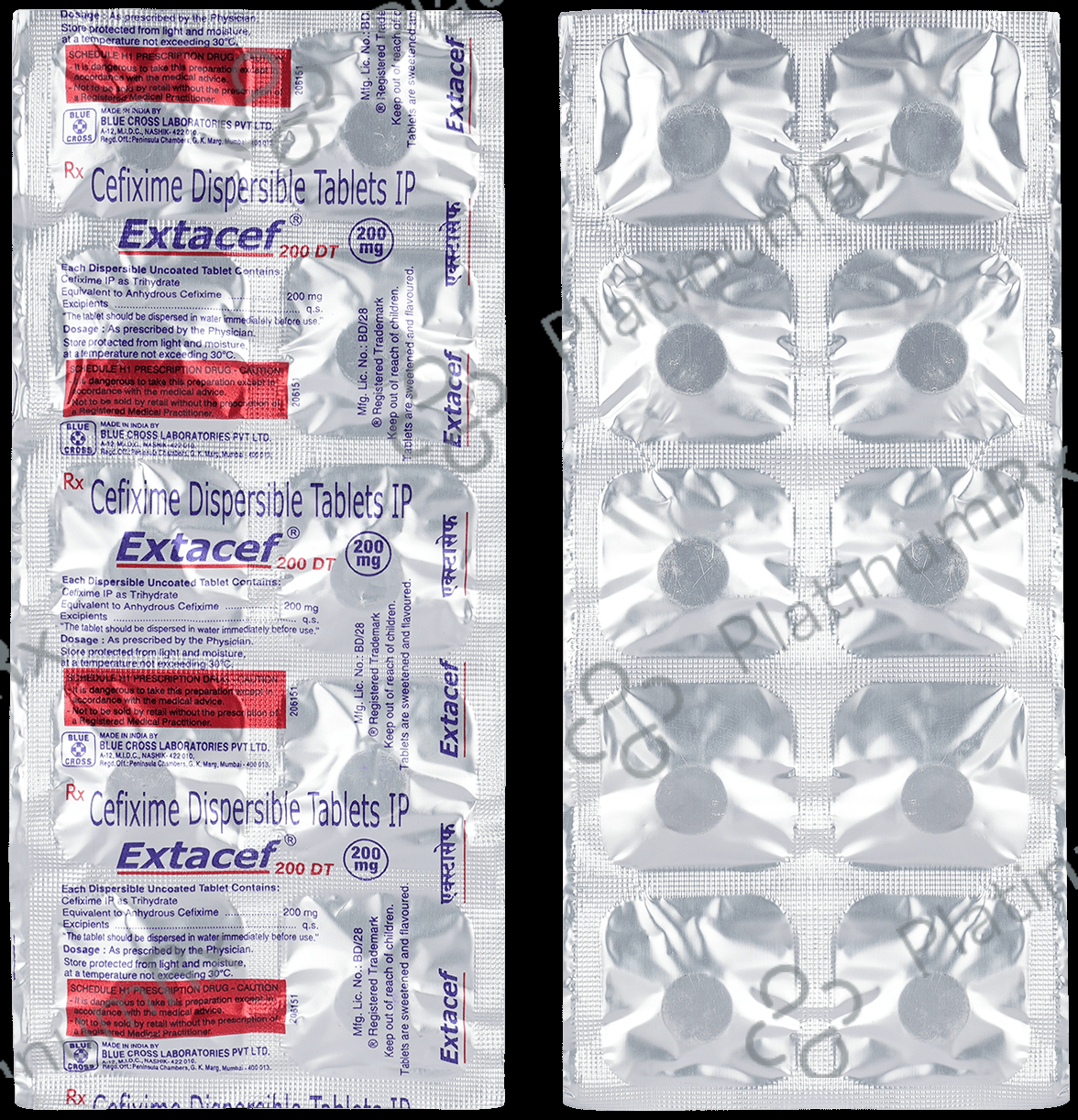 Extacef 200mg DT Tablet 10s