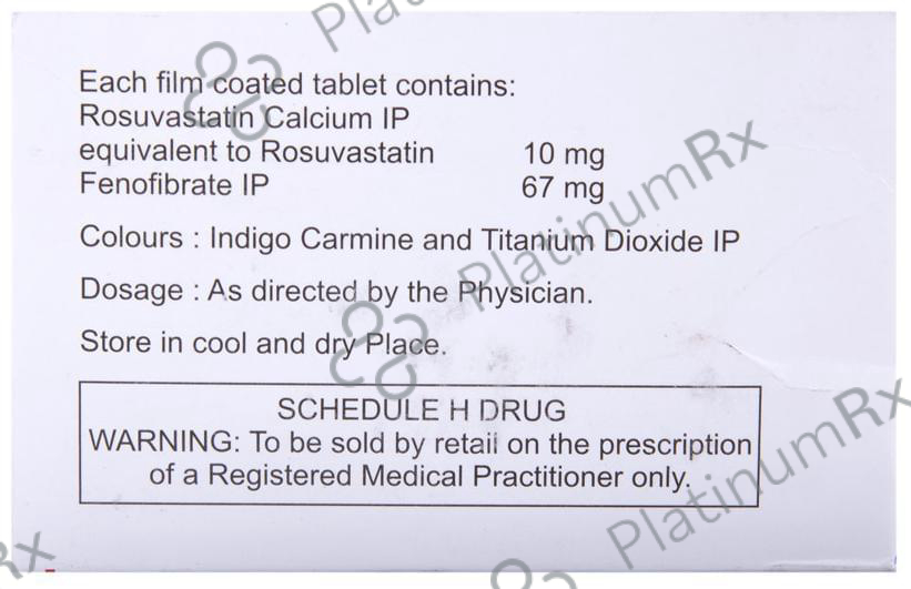 Rozustat F 67/10mg Tablet 10s
