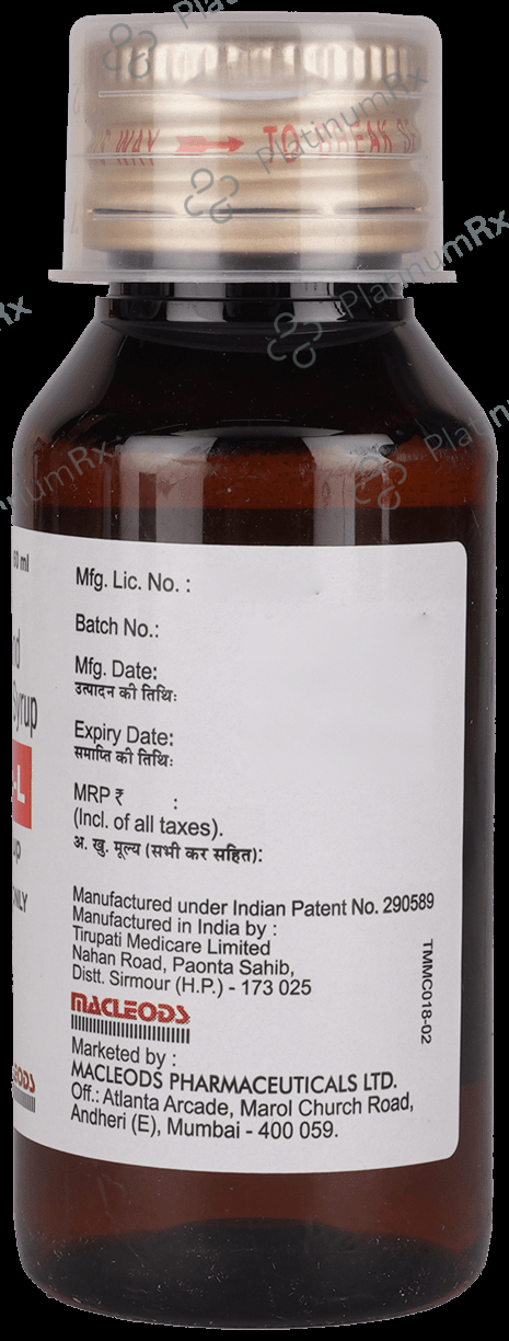 Montemac L 2.5/4mg Syrup 60ml