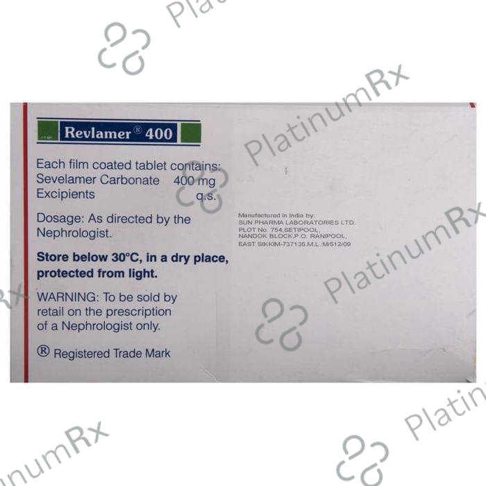 Revlamer 400mg Tablet 10s