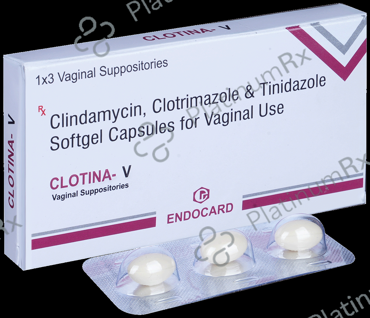 Clotina-V Vaginal Suppository 3 Vaginal Suppository