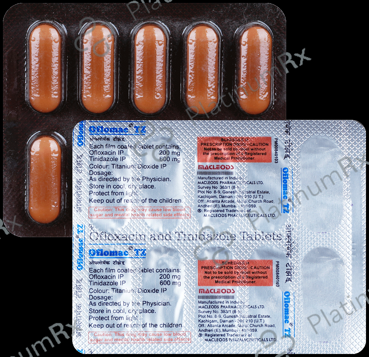 Oflomac TZ 200 mg/600 mg Tablet 10s