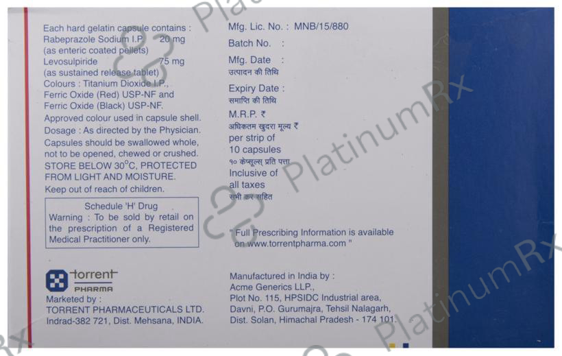 Veloz L 75/20mg Capsule SR 10s