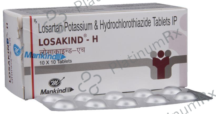 Losakind H 12.5/50mg Tablet 10s