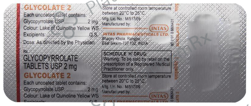 Glycolate 2mg Tablet 10s