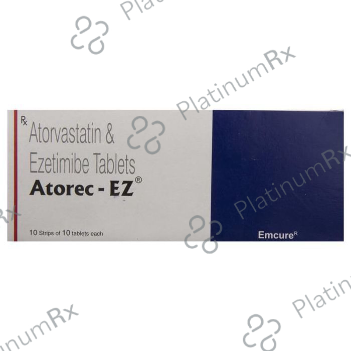 Atorec EZ 10/10mg Tablet 10s