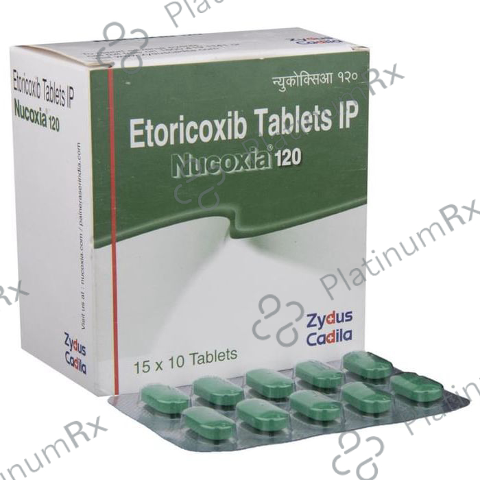Nucoxia 120mg Tablet 10s