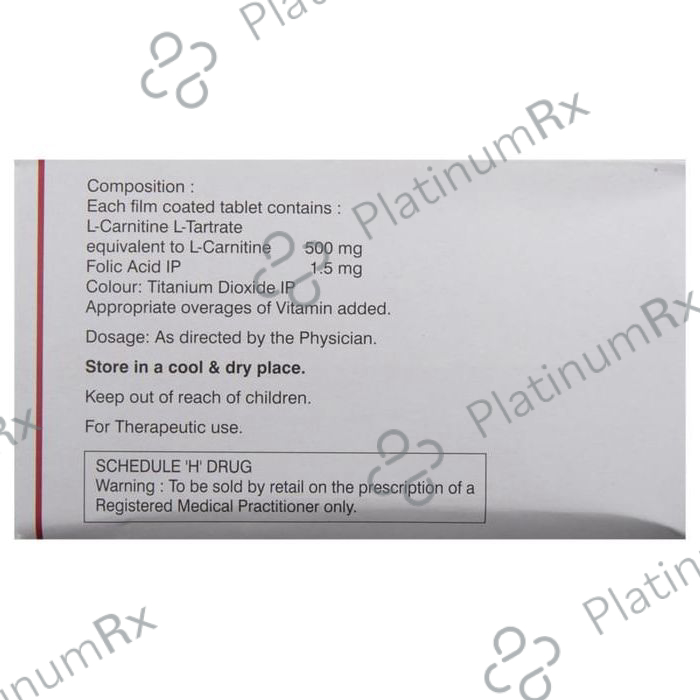 Nucarnit F 500mg/1500mcg Tablet 10s