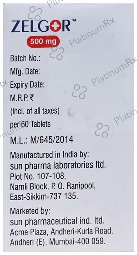 Zelgor 500mg Tablet