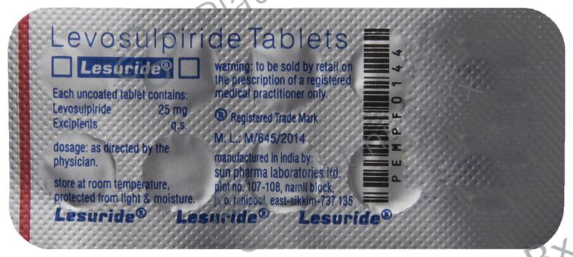 Lesuride 25mg Tablet 10s