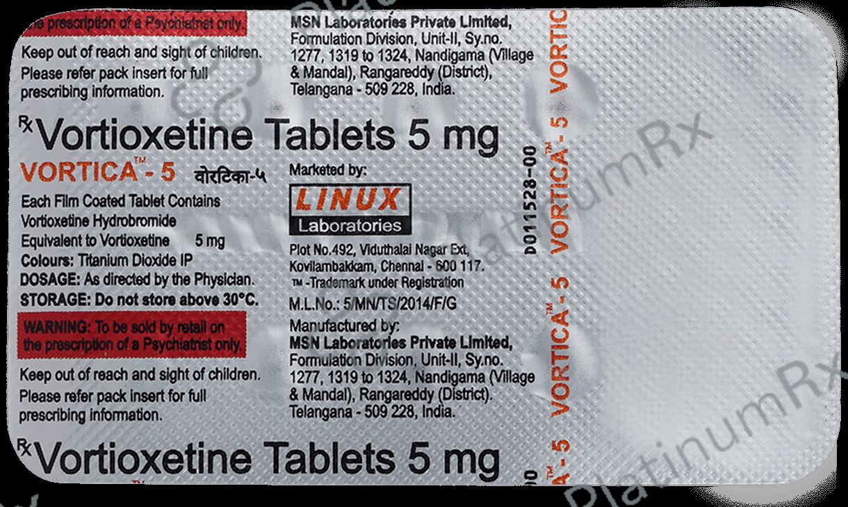 Vortica 5mg Tablet 10s